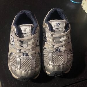 New Balance 530 toddler  Kids' Silver and Navy Sneakers